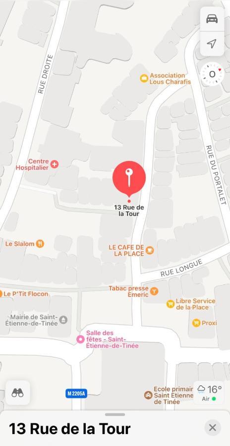 Studio Rdc La Tour Saint-Étienne-de-Tinée Екстериор снимка